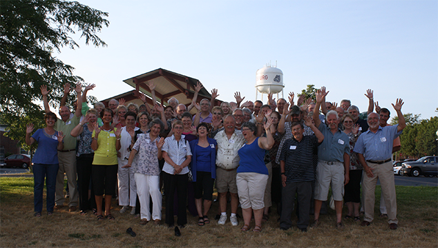 45 year reunion group photo